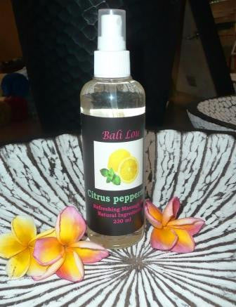 Bali Lou Citrus Peppermint Massage Oil